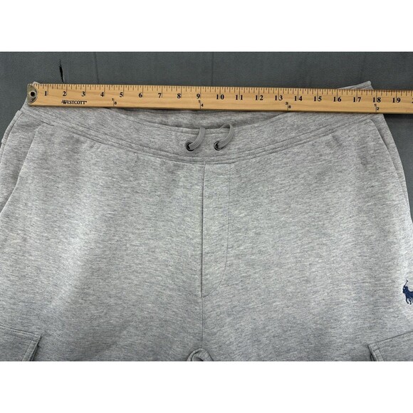 Polo Ralph Lauren Double Knit Men's XL Jogger Cargo Pants Gray Pockets NEW - Picture 6 of 9